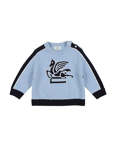 ETRO Pullover Himmelblau 90% Wolle, 10% Kaschmir