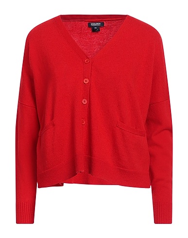 WOOLRICH Cardigan Red 40% Wool, 30% Viscose, 20% Polyamide, 10% Cashmere