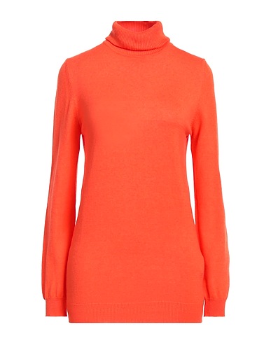 WOOLRICH Rollkragenpullover Orange 85% Baumwolle, 15% Elastan