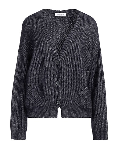 FABIANA FILIPPI Cardigan Midnight blue 50% Alpaca wool, 50% Cotton