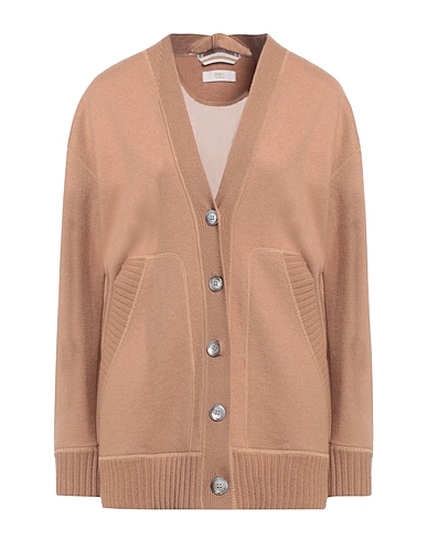 FEDELI Cardigan Camel 100% Cashmere
