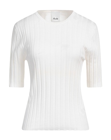 ALLUDE Jumper Cream 100% Virgin Wool