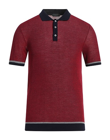 ZANONE Sweater BY SLOWEAR Burgundy 100% Cotton