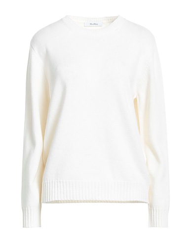MAX MARA Maglia in Cachemire Avorio 100% Cachemire