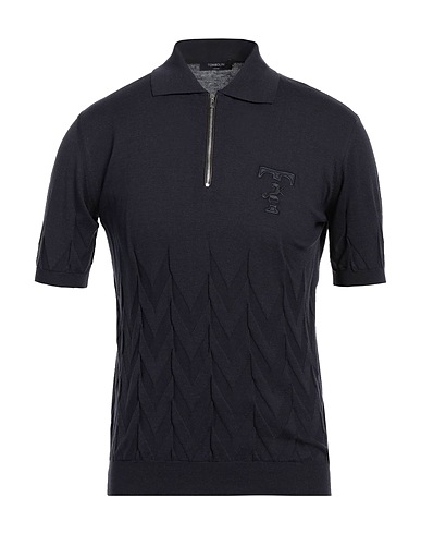 TOMBOLINI Pullover Nachtblau 55% Seide, 45% Baumwolle