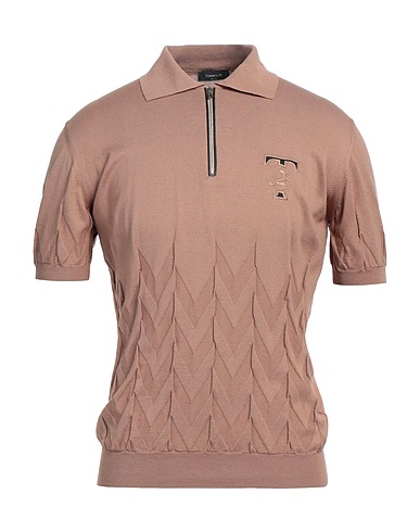 TOMBOLINI Pullover Kamel 55% Seide, 45% Baumwolle