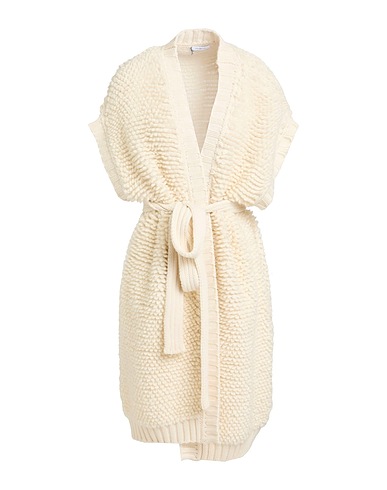 MALO Cardigan White 90% Cashmere, 10% Polyamide