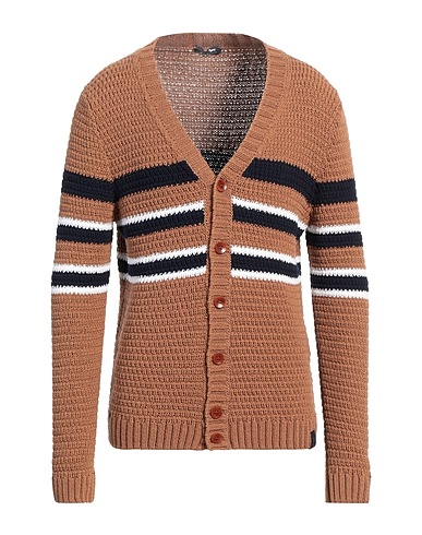 HARMONT & BLAINE Cardigan Brown 100% Cotton