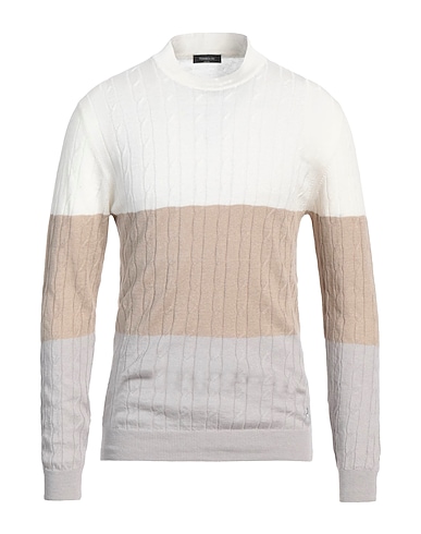 TOMBOLINI Jumper Ivory 70% Linen, 30% Cotton