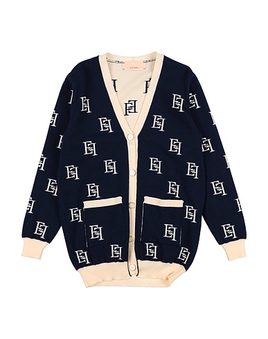ELISABETTA FRANCHI Cardigan LA MIA BAMBINA Navy 51% Viscose, 31% Polyester, 18% Polyamide