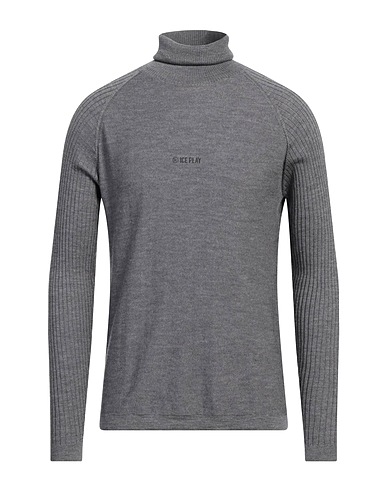 ICE PLAY Polo neck Grey 100% Virgin Wool