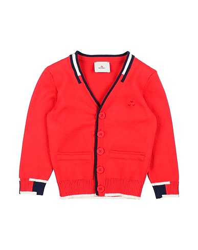 PEUTEREY Cardigan Red 100% Cotton