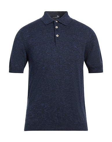 HARMONT & BLAINE Jumper Navy blue 88% Cotton, 12% Linen