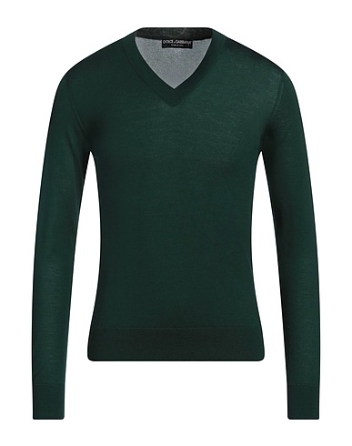 DOLCE&GABBANA Cashmere blend Dark green 100% Cashmere