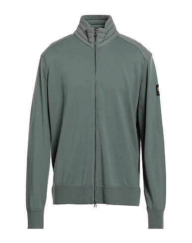 BELSTAFF Cardigan Verde militare 100% Lana, Poliestere