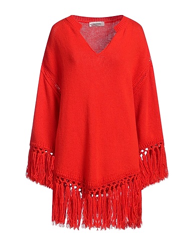 VALENTINO GARAVANI Pullover Rosso pomodoro 100% Lana Vergine