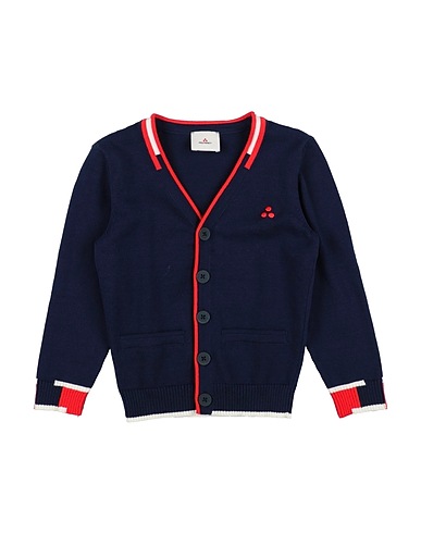 PEUTEREY Cardigan Navy blue 100% Cotton