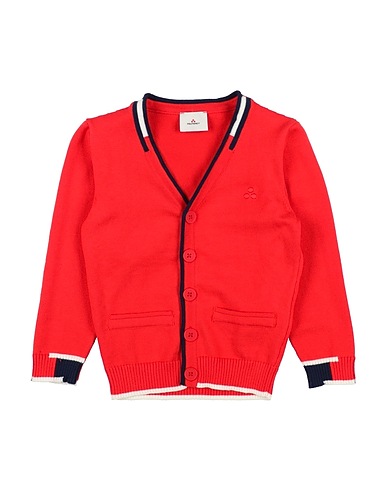 PEUTEREY Cardigan Red 100% Cotton