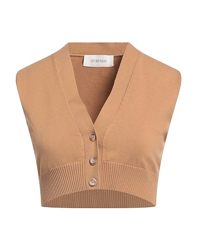 SPORTMAX Cardigan Camel 70% Viscose, 30% Polyester