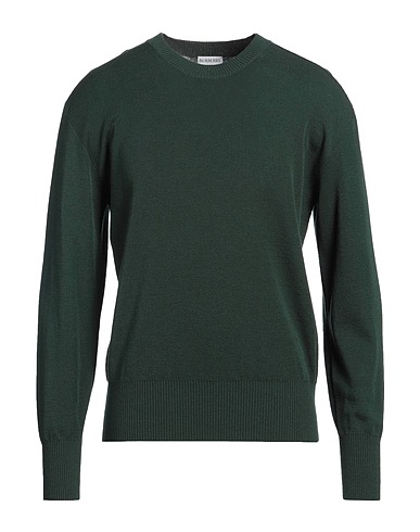 BURBERRY Pullover Verde scuro 100% Lana