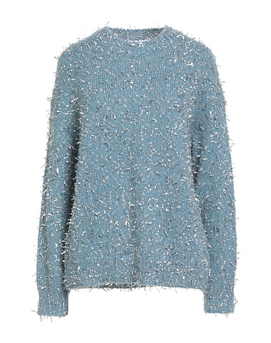 MSGM Jumper Light blue 65% Polyamide, 16% Mohair wool, 16% Alpaca wool, 3% Metallic fiber