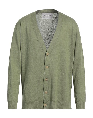 AMARANTO Cardigan Green 70% Linen, 30% Cotton