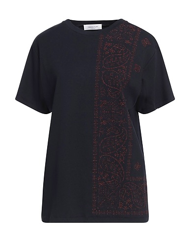FABIANA FILIPPI T-Shirt Nachtblau 94% Baumwolle, 6% Elastan, Modal, Polyester