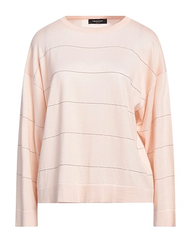 FABIANA FILIPPI Pullover Rosa chiaro 55% Seta, 45% Cotone, Ecobrass