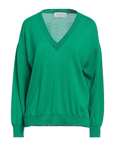 ERMANNO FIRENZE Jumper Green 100% Virgin Wool