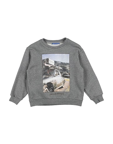 JACOB COHЁN Sweatshirt Grey 100% Cotton, Elastane
