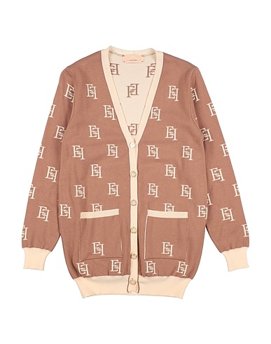 ELISABETTA FRANCHI Cardigan LA MIA BAMBINA Cammello 51% Viscosa, 31% Poliestere, 18% Poliammide
