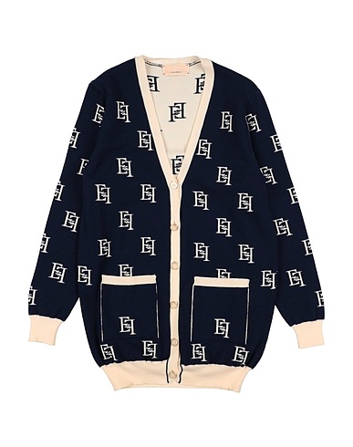 ELISABETTA FRANCHI Cardigan LA MIA BAMBINA Blu navy 51% Viscosa, 31% Poliestere, 18% Poliammide