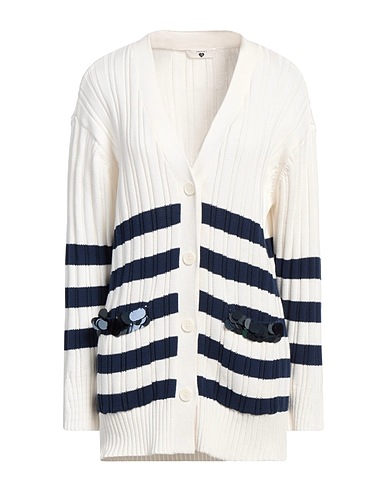 TWINSET Cardigan U&B White 100% Cotton