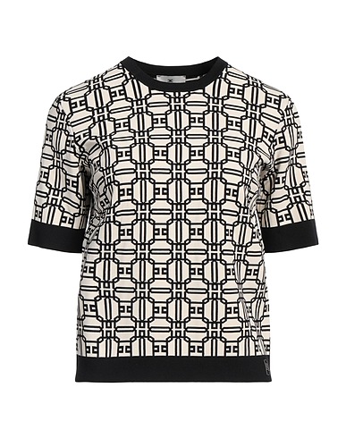 ELISABETTA FRANCHI Jumper Ivory 65% Viscose, 35% Polyamide