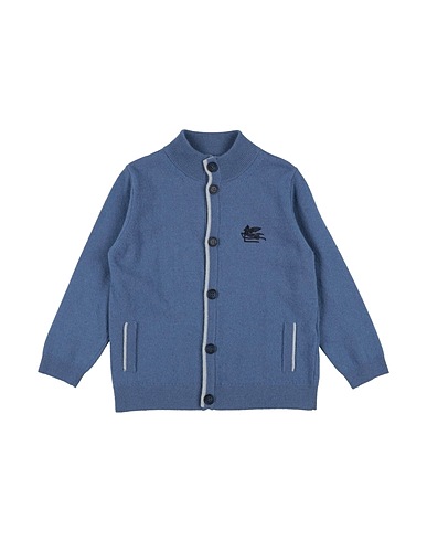 ETRO Cardigan Slate blue 57% Wool, 20% Viscose, 13% Polyamide, 10% Cashmere