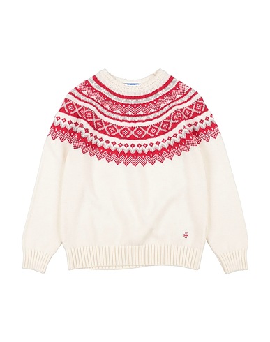 JACOB COHЁN Pullover Off white 85% Cotone, 15% Lana Merino