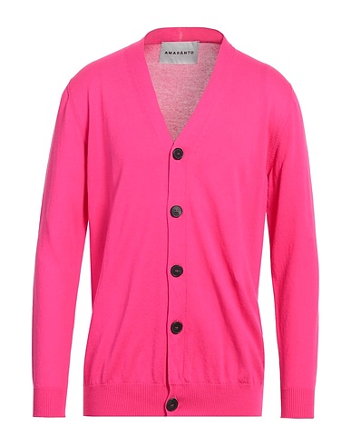 AMARANTO Cardigan Magenta 100% Cotton