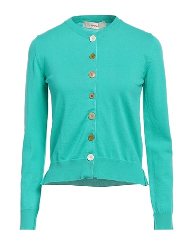 JUCCA Cardigan Turchese 100% Cotone