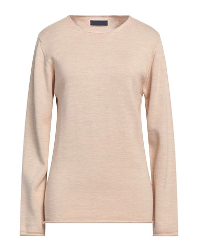 DANIELE FIESOLI Pullover Beige 100% Merinowolle