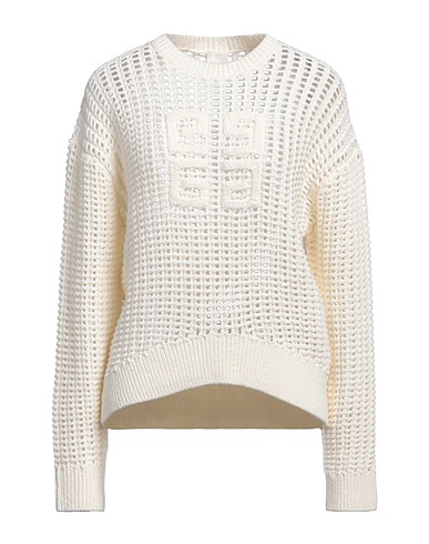 GIVENCHY Pullover Cremeweiß 70% Wolle, 30% Kaschmir, Polyamid, Elastan