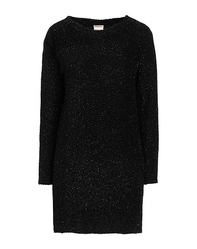 PENNYBLACK Sheath dress Black 69% Polyamide, 31% Metallic fiber