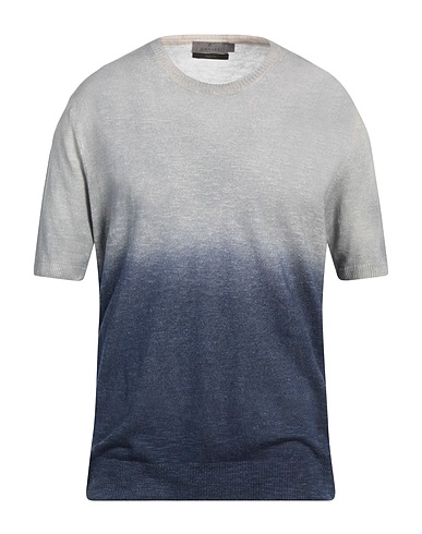 CANALI Pullover EXCLUSIVE Grau 62% Leinen, 38% Baumwolle