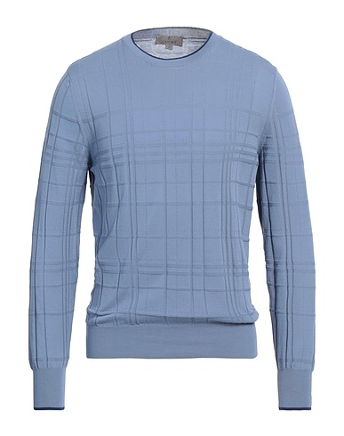 CANALI Sweater Slate blue 100% Cotton