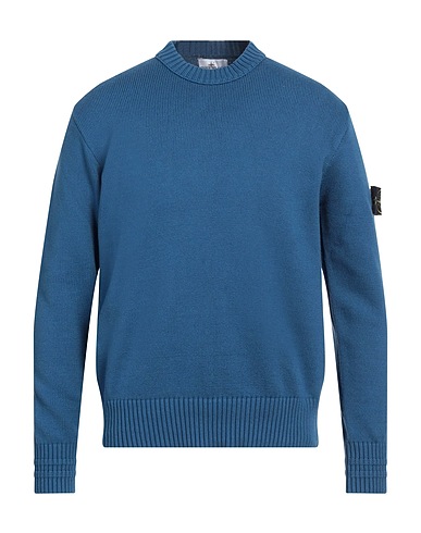 STONE ISLAND Jersey Azul francés 79% Algodón, 21% Elastomultiéster
