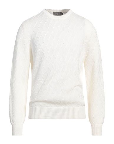 CANALI Sweater EXCLUSIVE White 100% Cotton