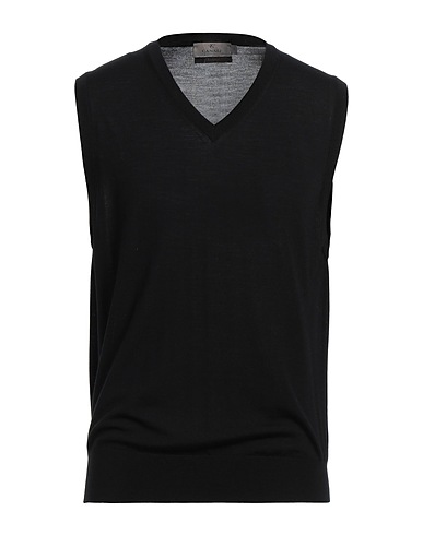 CANALI Maglia Gilet EXCLUSIVE Nero 100% Lana