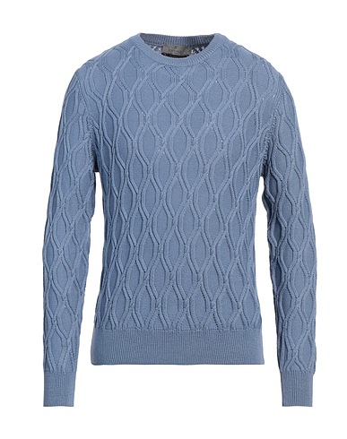 CANALI Sweater Slate blue 100% Cotton