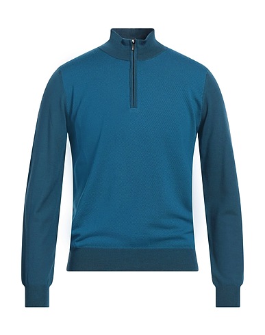 CANALI Sweater Azure 100% Merino Wool