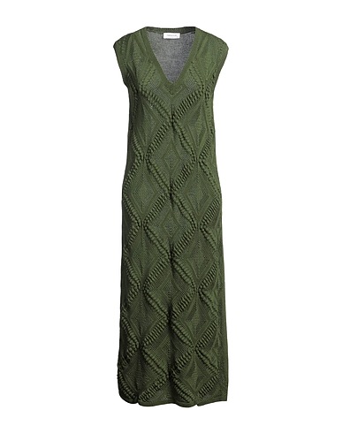 FABIANA FILIPPI Midi dress Military green 100% Cotton
