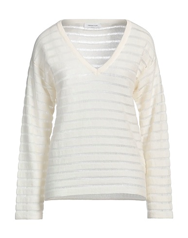 FABIANA FILIPPI Sweater Ivory 50% Alpaca wool, 50% Cotton